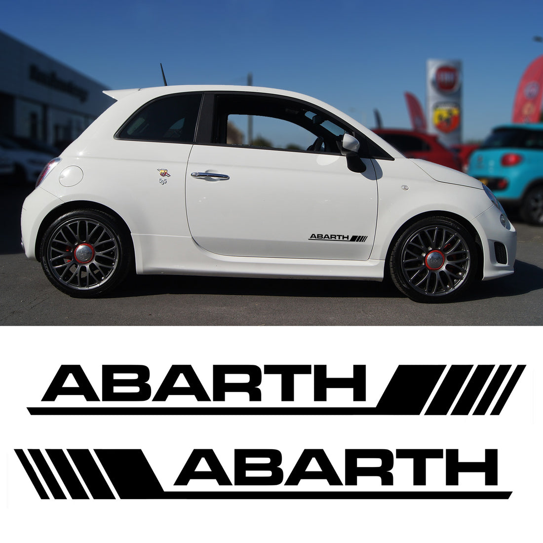 Pair of Abarth Side Decals – READYSETCUSTOM