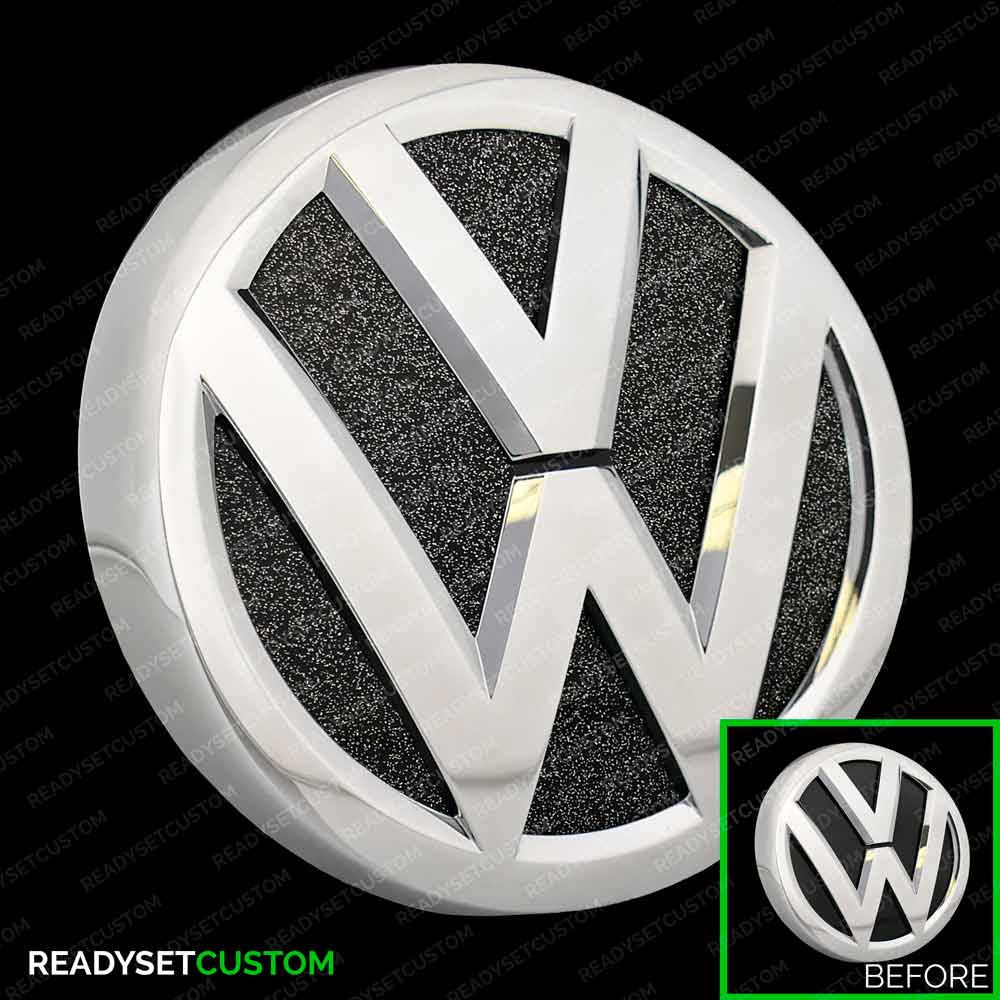 VW UP! Emblem Badge Colour Change Inlay Decal Stickers for VW UP! Facelift 2017 onwards