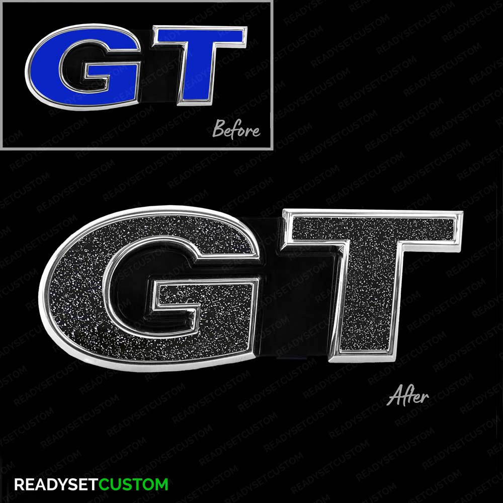 GT Sticker Overlay Compatible with POLO GT Front & Rear Badges