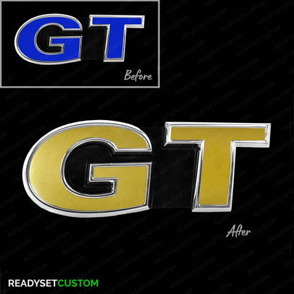 GT Sticker Overlay Compatible with POLO GT Front & Rear Badges