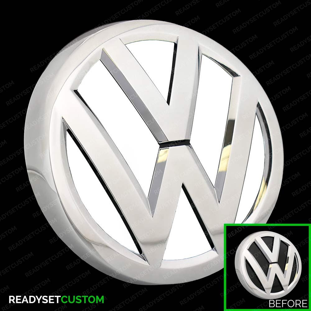 Rear VW Badge Colour Change Badge Inlay Sticker Decals for Polo MK5 6R