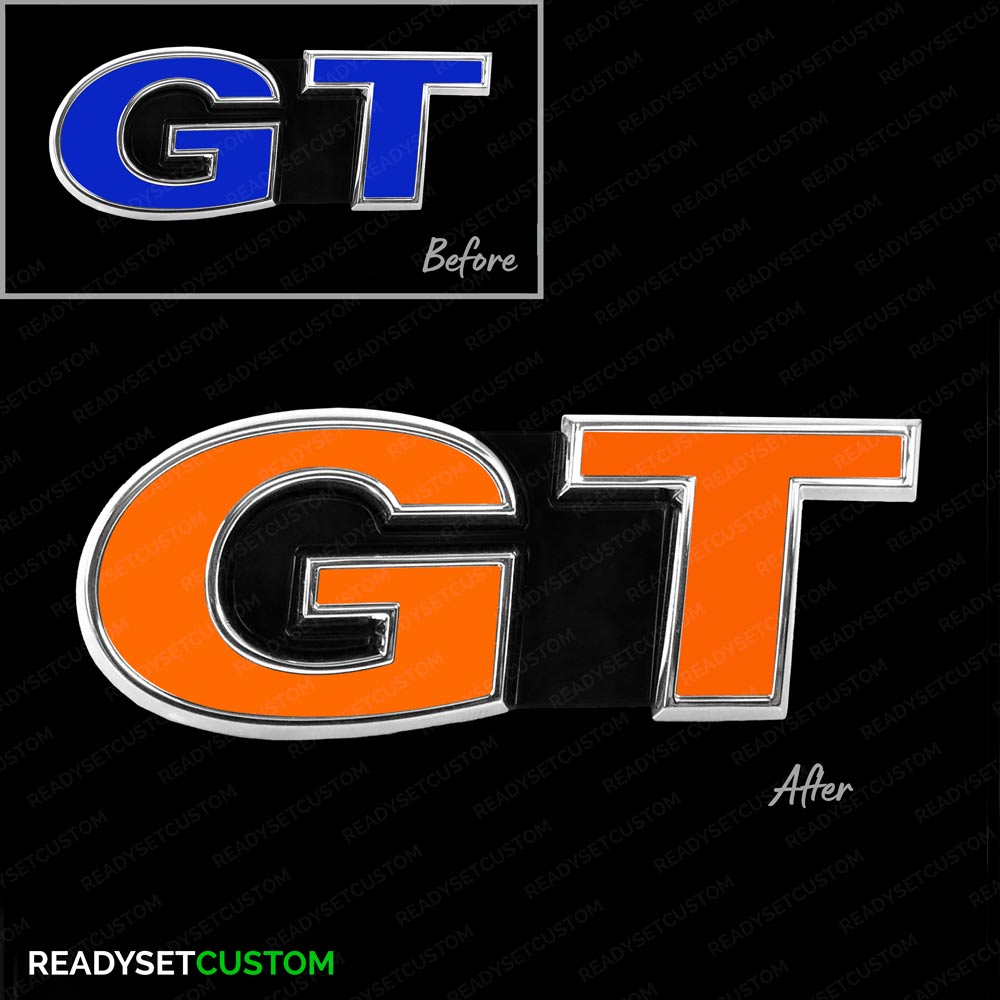 GT Sticker Overlay Compatible with POLO GT Front & Rear Badges