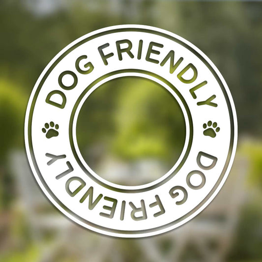 Dog Friendly Sticker / Decal | Pub, Shop, Cafe Window