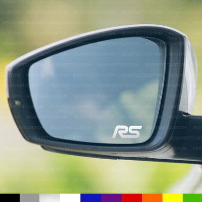 6x Ford Focus RS Vinyl Decals / Stickers | Interior, Exterior, Wing Mirror