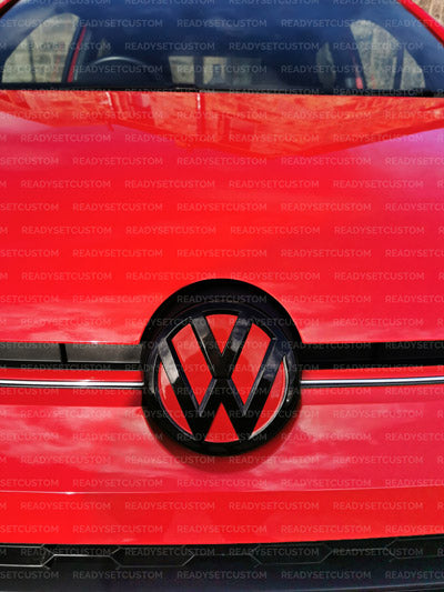 VW UP! Emblem Badge Colour Change Inlay Decal Stickers for VW UP! Facelift 2017 onwards