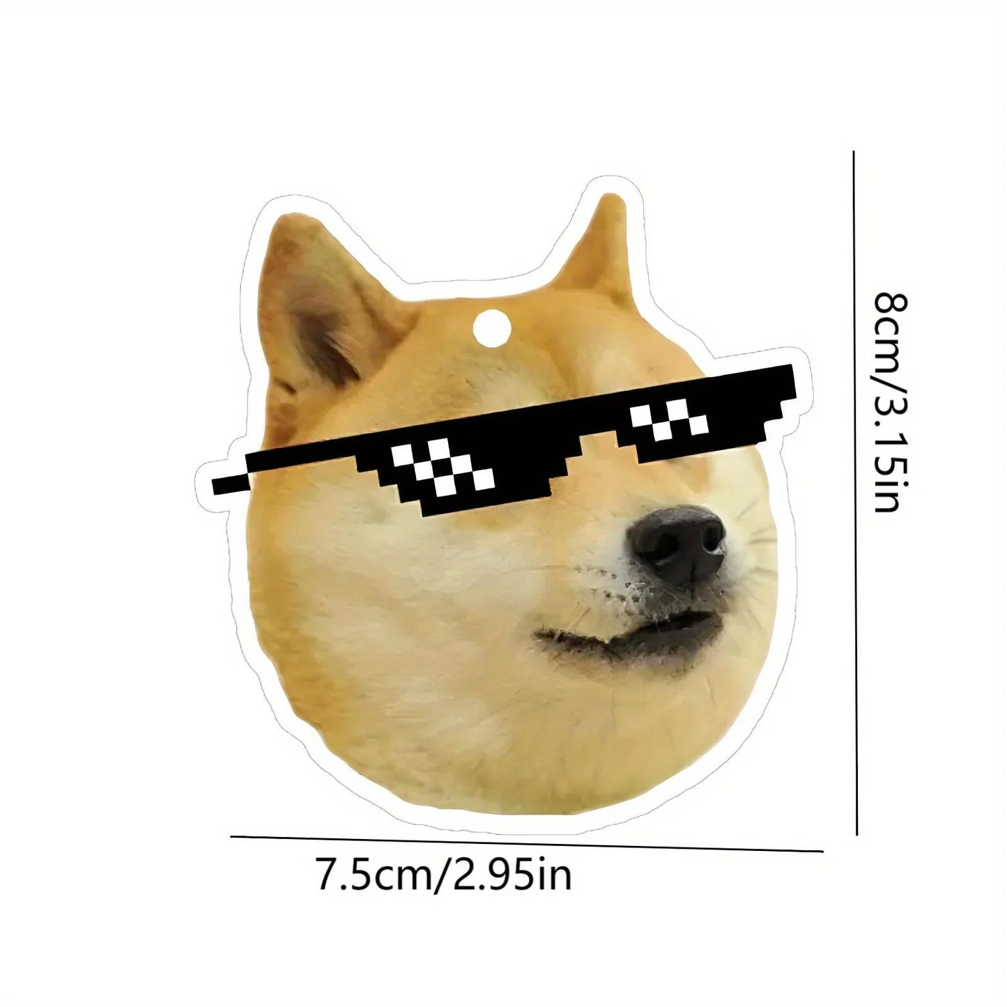 Doge with Sunglasses Meme Air Freshener