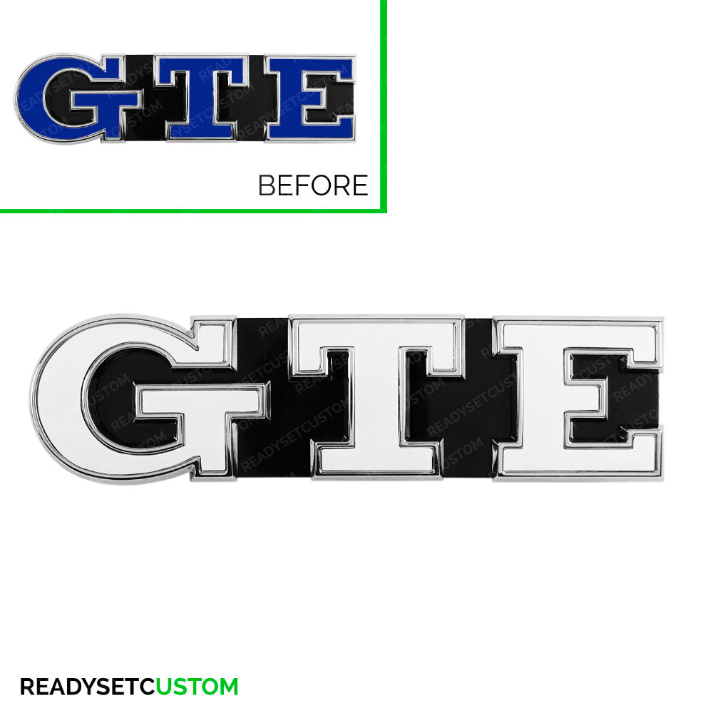 GTE Badge Colour Change Decals for VW Golf Mk7