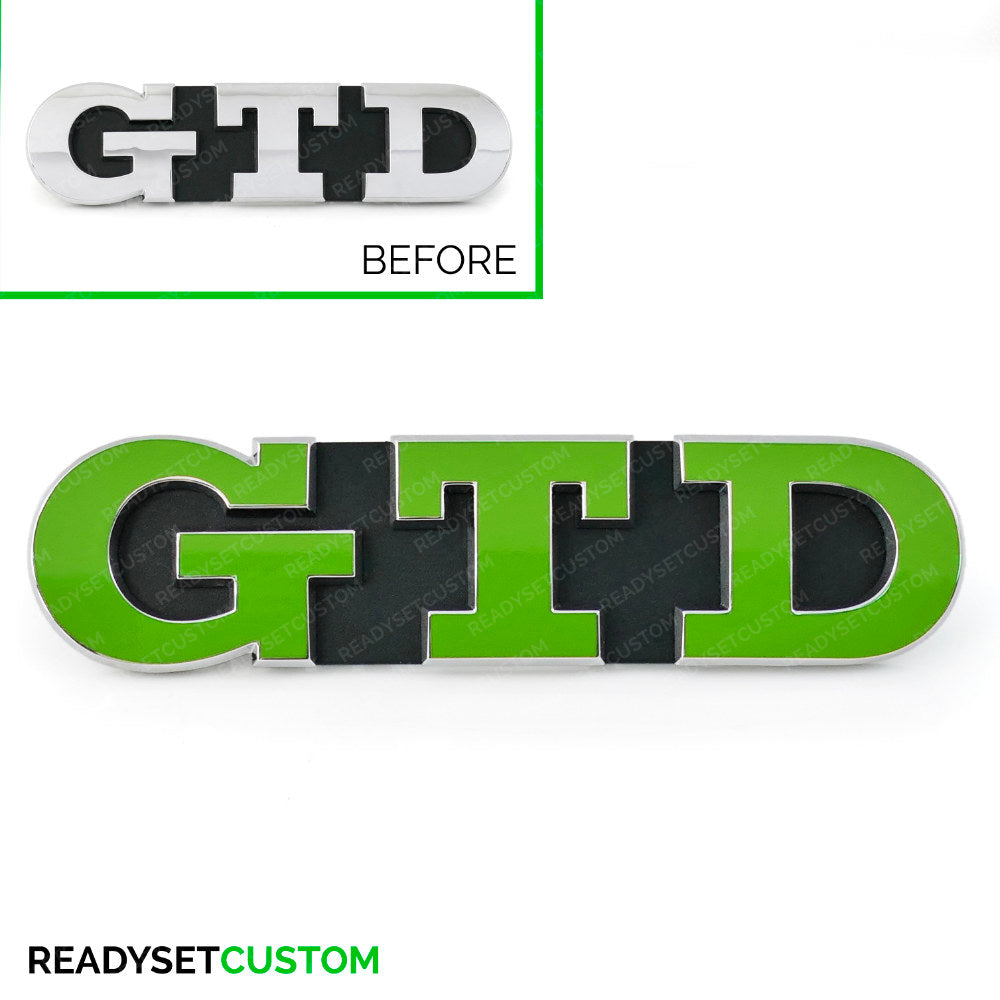 GTD Badge Colour Change Decals for VW Golf Mk 7 & 7.5