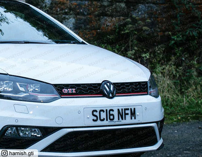 VW Badge Colour Change Inlay Stickers for Polo MK5 6C - Front & Rear