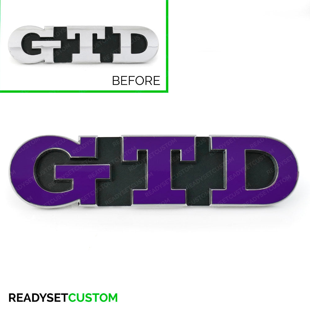 GTD Badge Colour Change Decals for VW Golf Mk 7 & 7.5